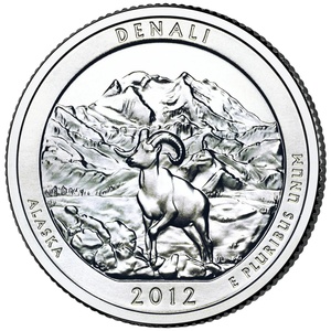 2012 Quarter - S - Denali - Silver Proof reverse